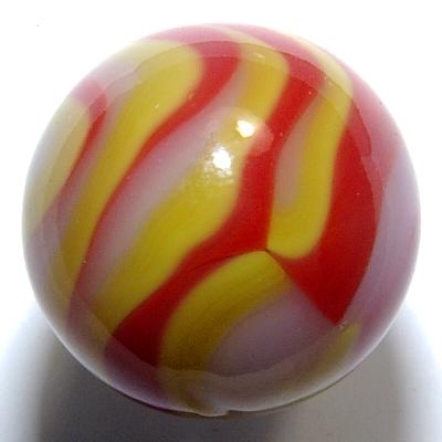 Yellow and Red Marbles on White Background Stock Photo - Image of  difference, game: 66770874